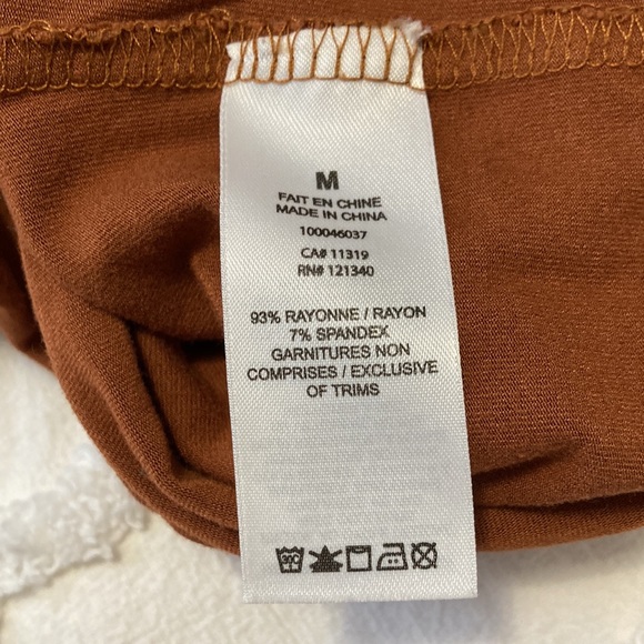 Camel Coloured Wrap style Bodycon dress - Picture 7 of 7